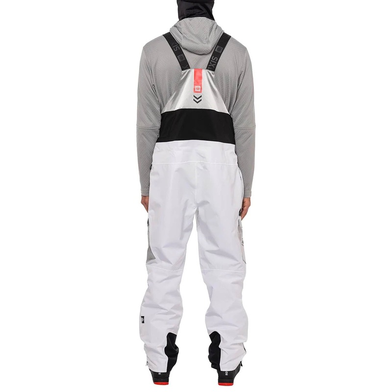 686 Mens Exploration Bib 2023|White Colourblock|Small|Medium|Large|X-Large