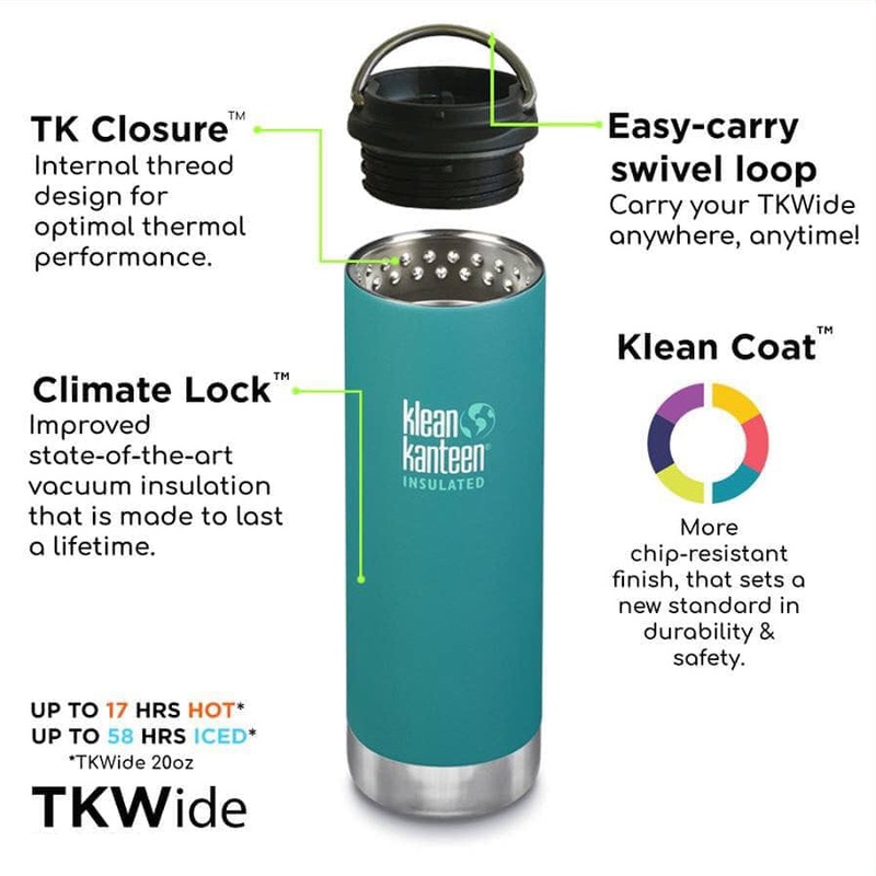 Klean Kanteen – Insulated TKWide Flask, 16oz (473ml)