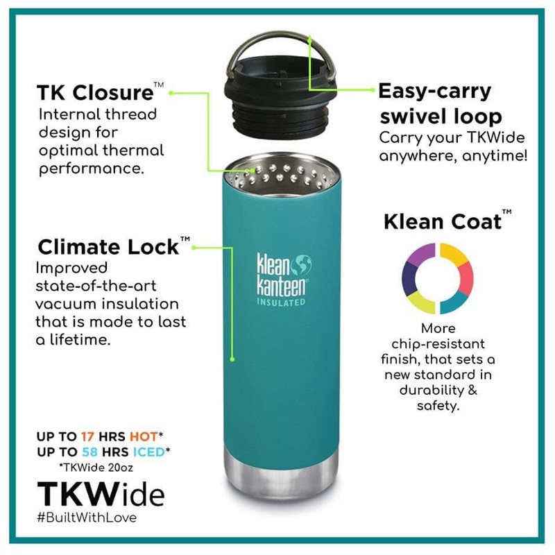 Klean Kanteen – Insulated TKWide Flask, 12oz (355ml)