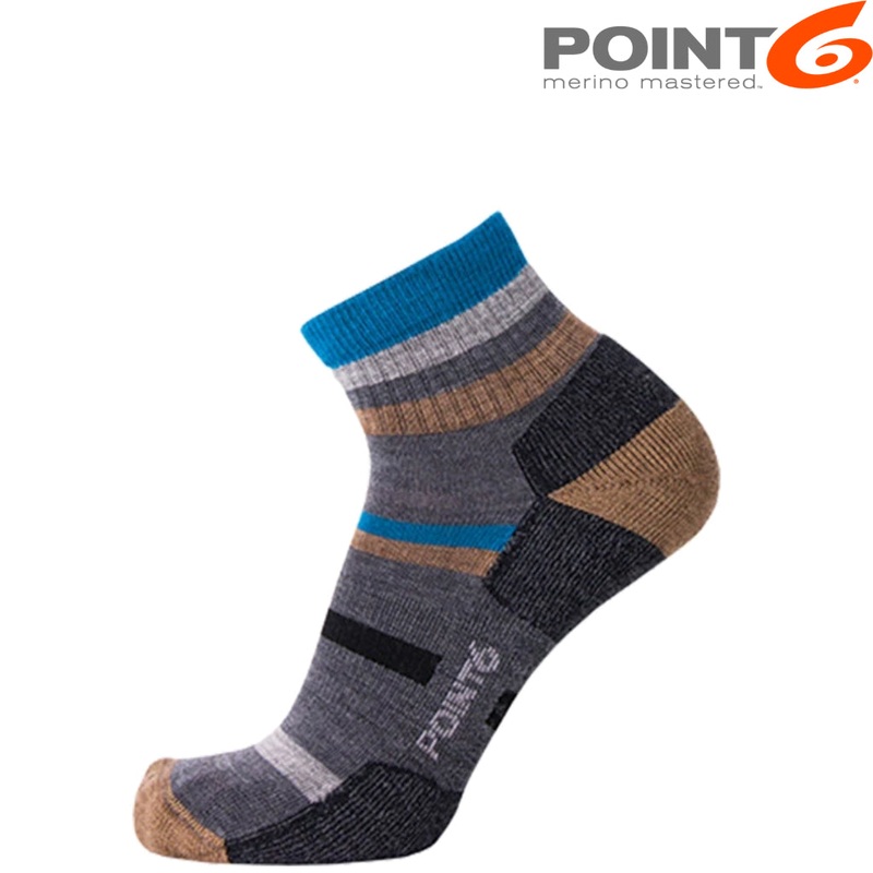 Point6 – Hiking Light Cushion Mini Crew (Stripes)