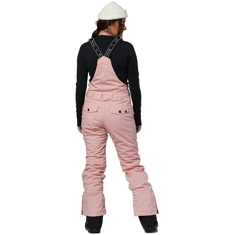 Rojo Snow Day Bib 2023|English Rose Pinstripe|True Black|X-Small|Small|Medium|Large|X-Large