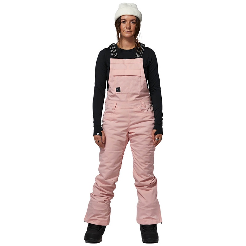 Rojo Snow Day Bib 2023|English Rose Pinstripe|True Black|X-Small|Small|Medium|Large|X-Large