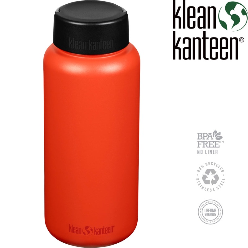 Klean Kanteen – Widemouth Loop Cap Bottle, 1180ml