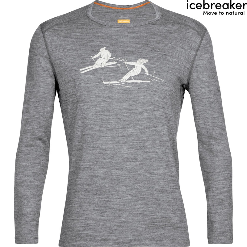 Icebreaker – Men’s 200 Oasis LS Crewe Last Run