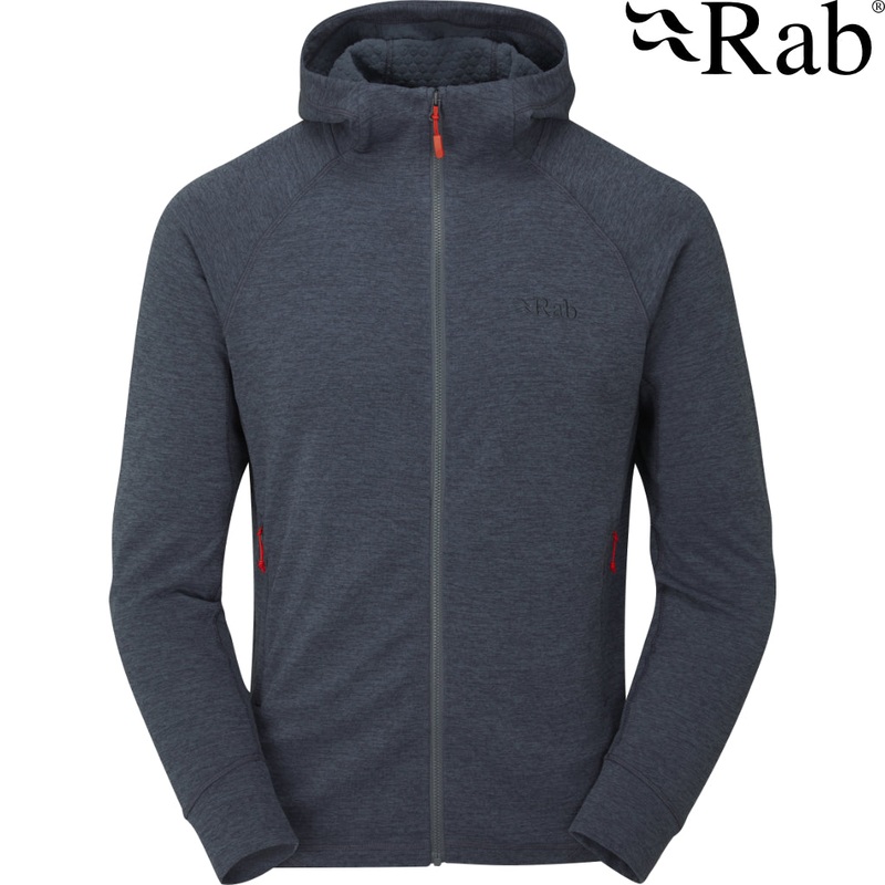 Rab – Men’s Nexus Hoody|Steel|Black|Small|Medium|Large|X-Large|XX-Large