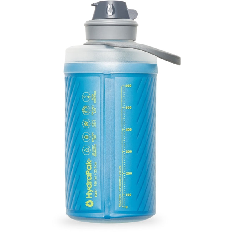 Hydrapak – Flux Bottle, 0.75L|Blue|Grey|Red