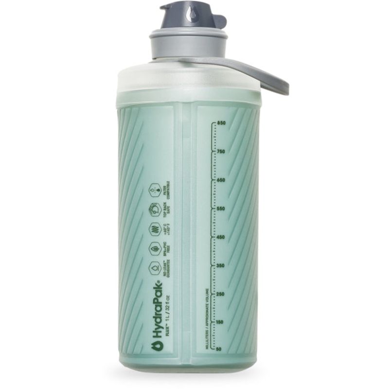Hydrapak – Flux Bottle, 1.0L|Green|Blue|Grey