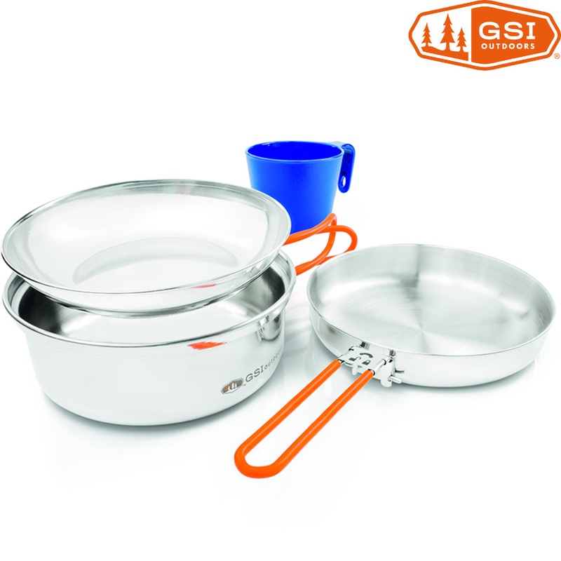GSI Outdoors – Glacier Stainless 1-Person Mess Kit