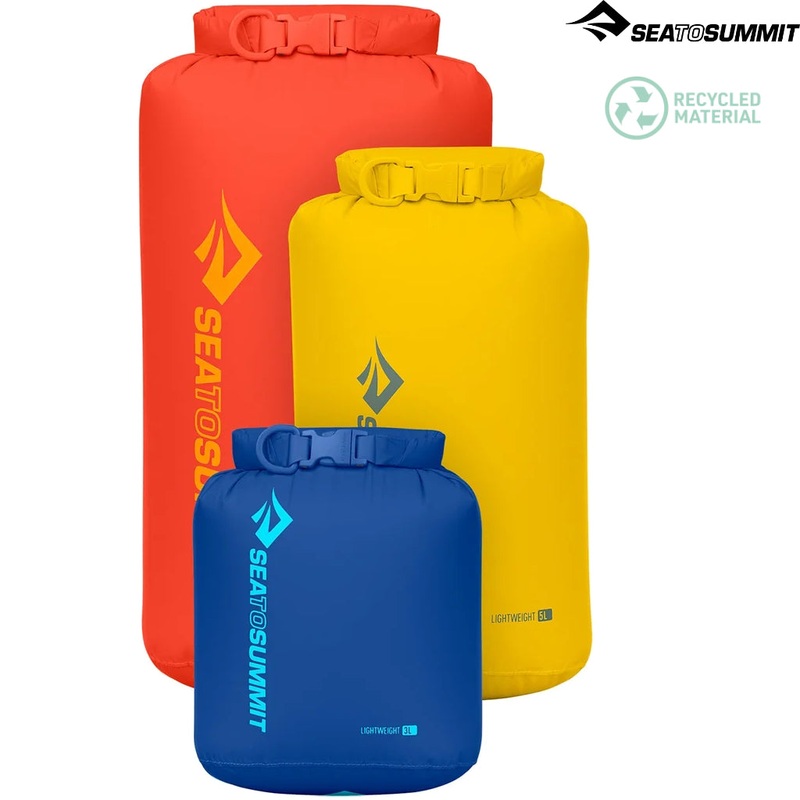 Sea To Summit – Lightweight 70D Dry Bag Set (3L, 5L, 8L)