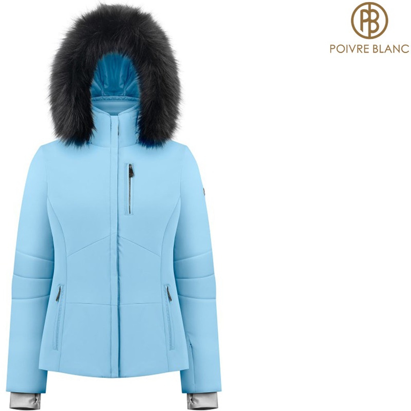 Poivre Blanc – Active Stretch Ski Jacket With Faux Fur