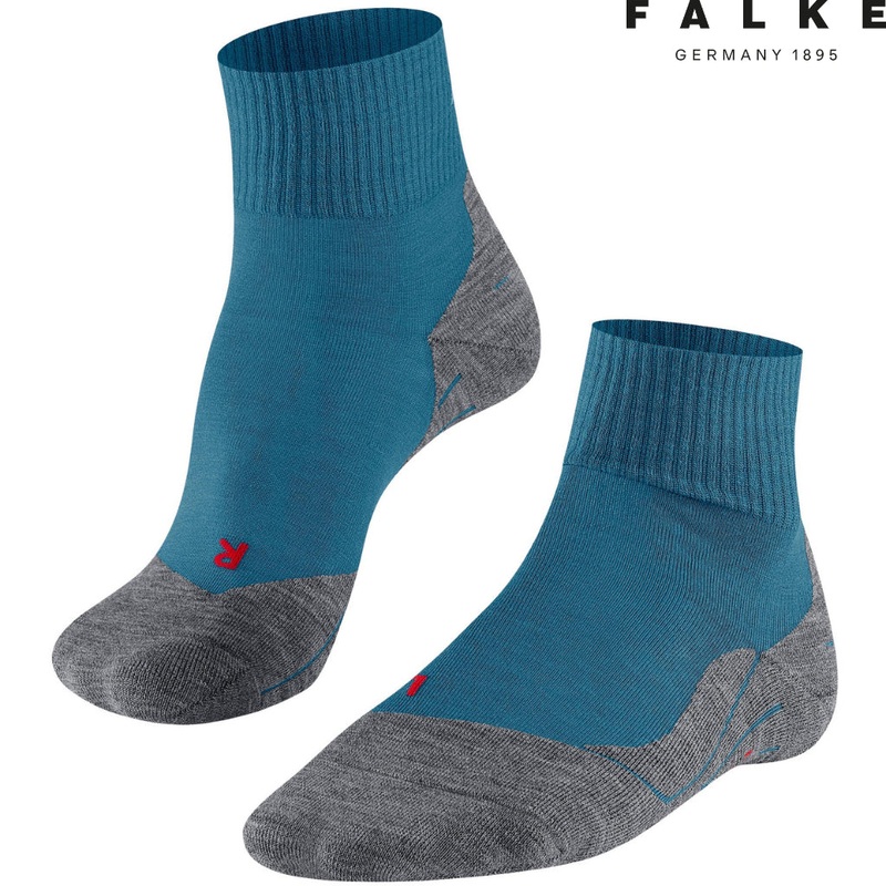 Falke – Men’s TK5 Short|Galaxy Blue|Herb|Yve|Asphalt Mel|39-41 EU|42-43 EU|44-45 EU|46-48 EU