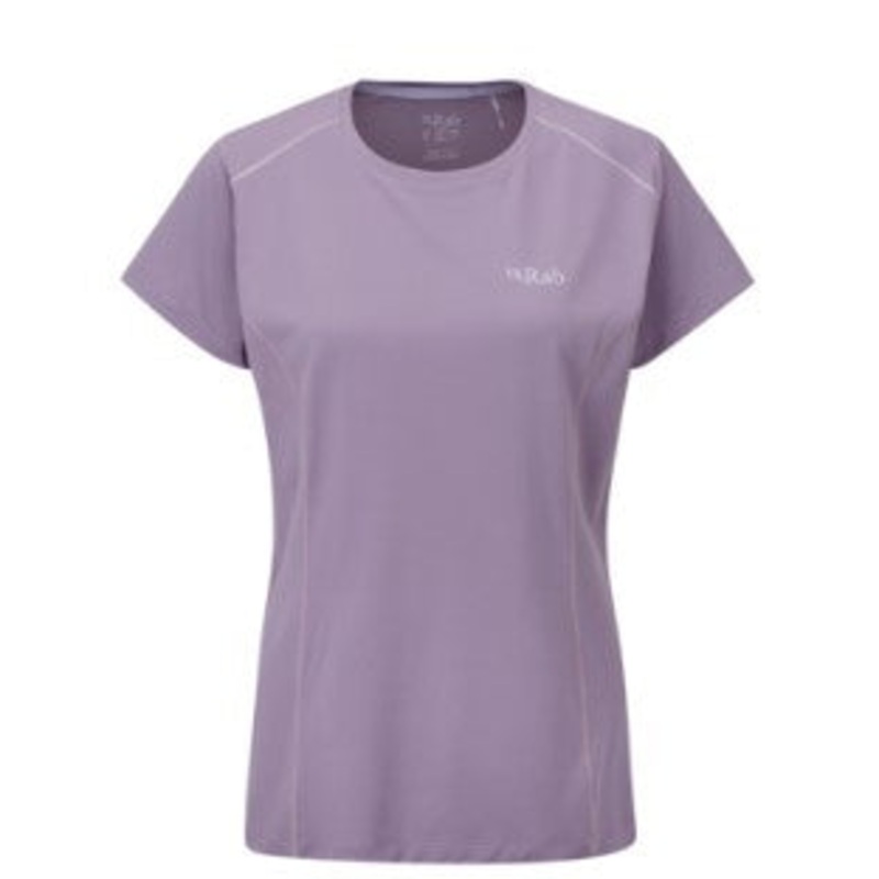 Rab – Women’s Force Tee|Purple Sage|Meltwater|Beluga|Hibiscus|Mulberry|8|10|12|14|16|18