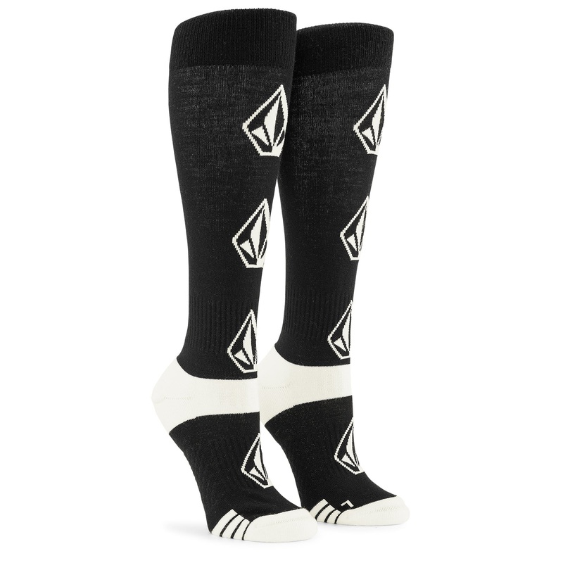 Volcom Sherwood Sock 2024|Black|Vibrant Green|XS/S|M/L