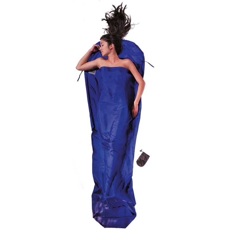 Cocoon – Silk MummyLiner|Mulberry Red|Ultramarine Blue