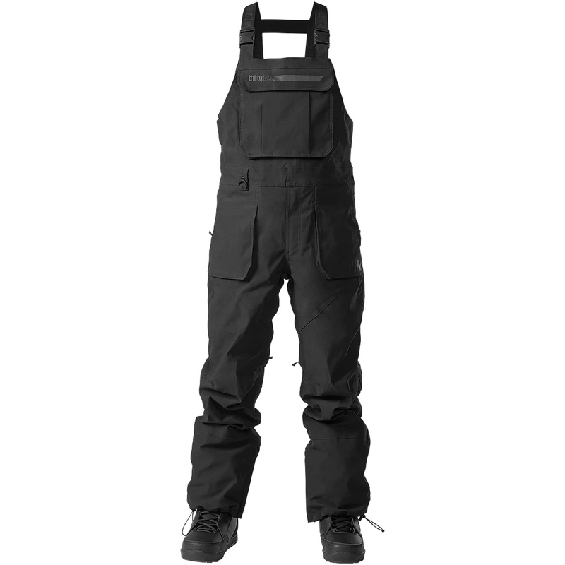 ThirtyTwo Basement Bib 2024|Black|Black/Tan|Small|Medium|Large|X-Large
