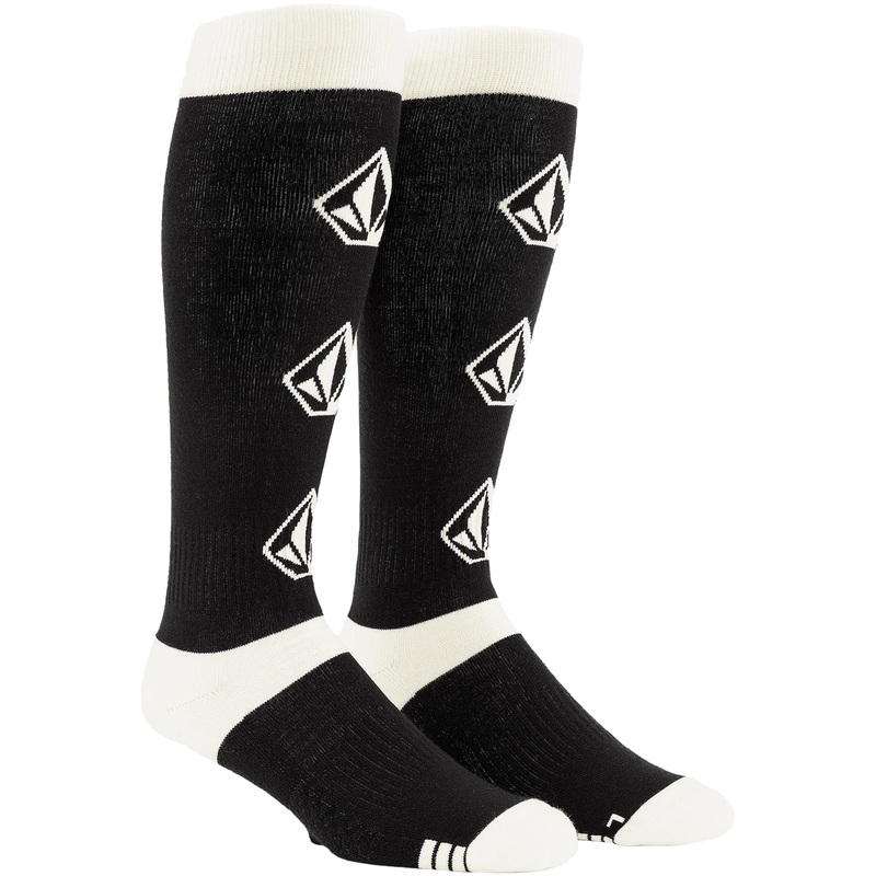 Volcom Cave Sock 2024|Black|Maroon|S/M|L/XL