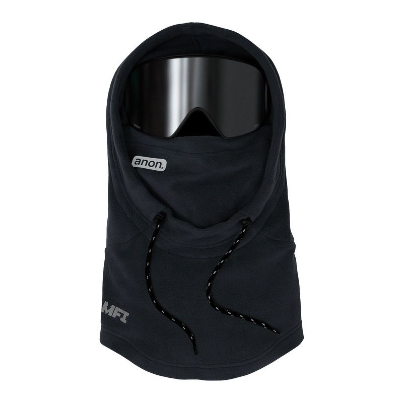Anon MFI Fleece Hood|Black|Elderberry