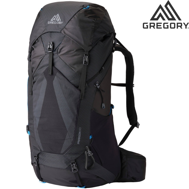 Gregory – Men’s Paragon 60|Alpine Black|Cascade Green|S/M|M/L
