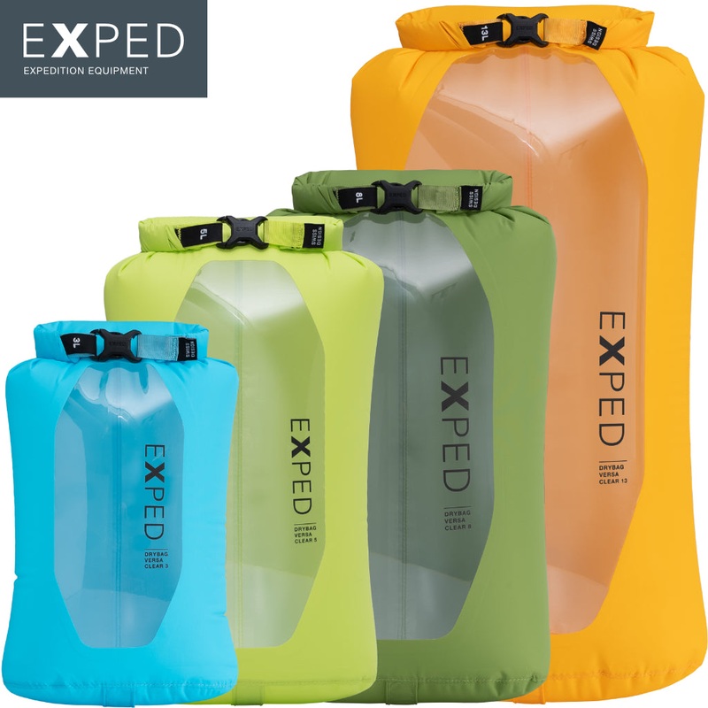 Exped – Drybag Versa Clear Set (3, 5, 8, 13L)