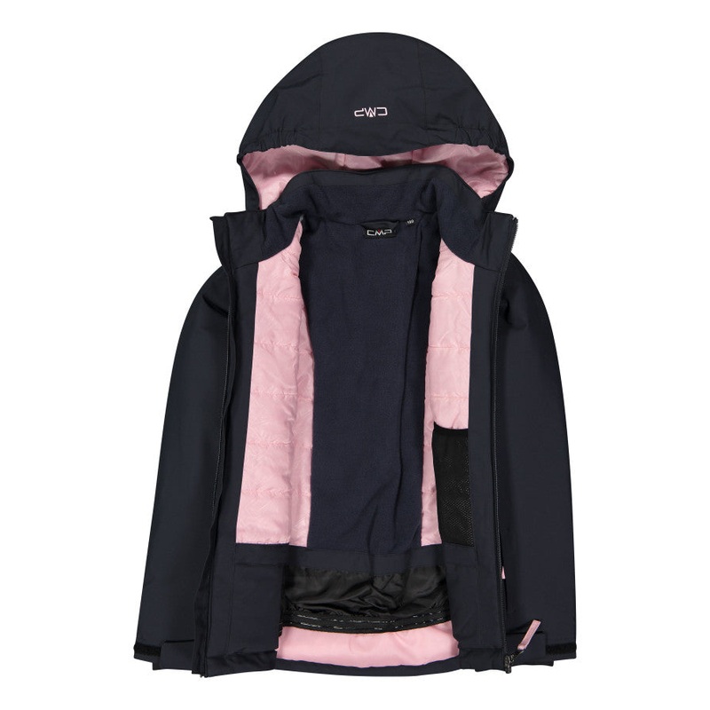 CMP – Kids Ski Jacket 39W2085|Topaz|Anthracite|Age 4|Age 6|Age 8|Age 10|Age 12|Age 14|Age 16