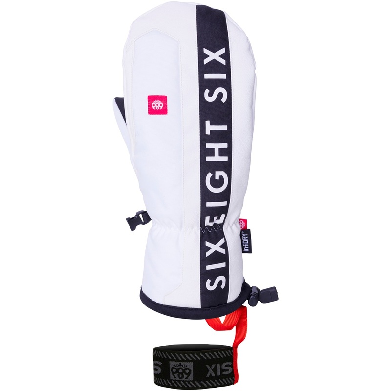 686 Mens Team Merino Mitt|White|Keith Haring Black|Small|Medium|Large|X-Large