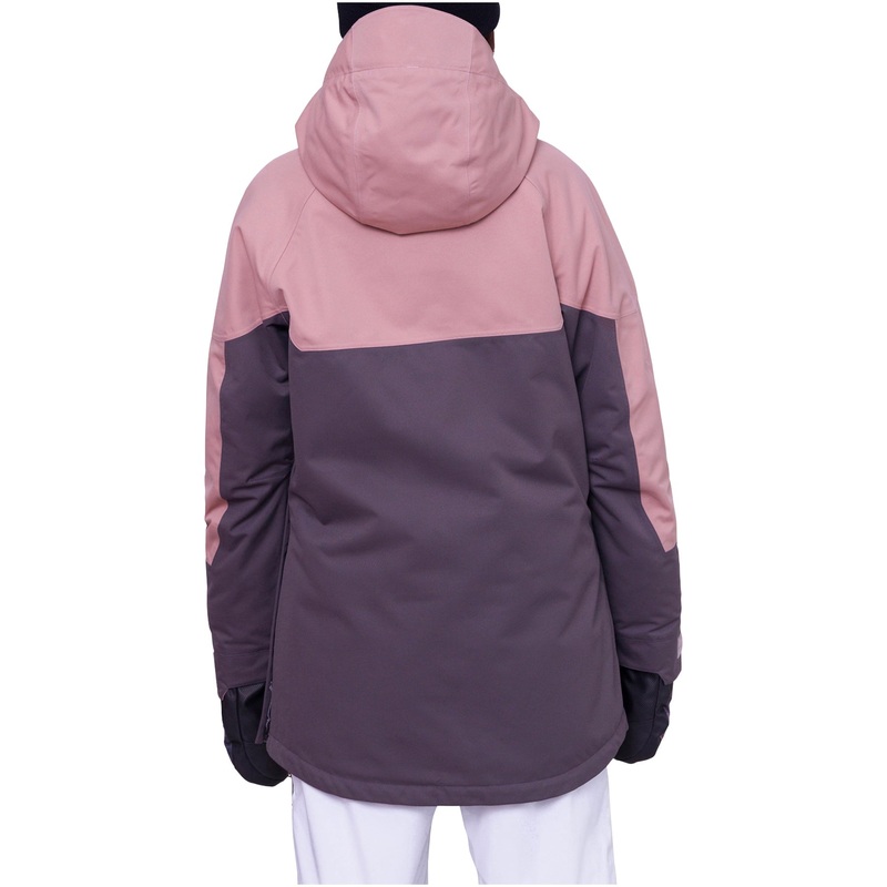 686 Womens Upton Anorak 2024|Charcoal Colorblock|Steel Blue Colorblock|X-Small|Small|Medium|Large|X-Large