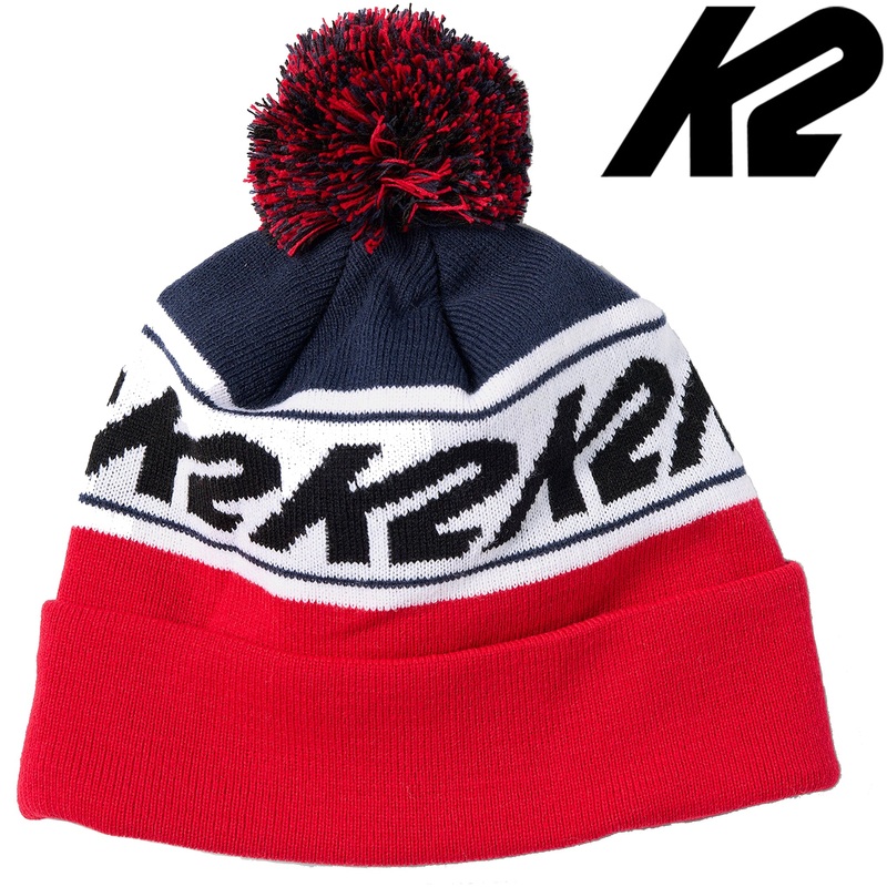 K2 – Old School Beanie|Red/White/Blue|Black/White