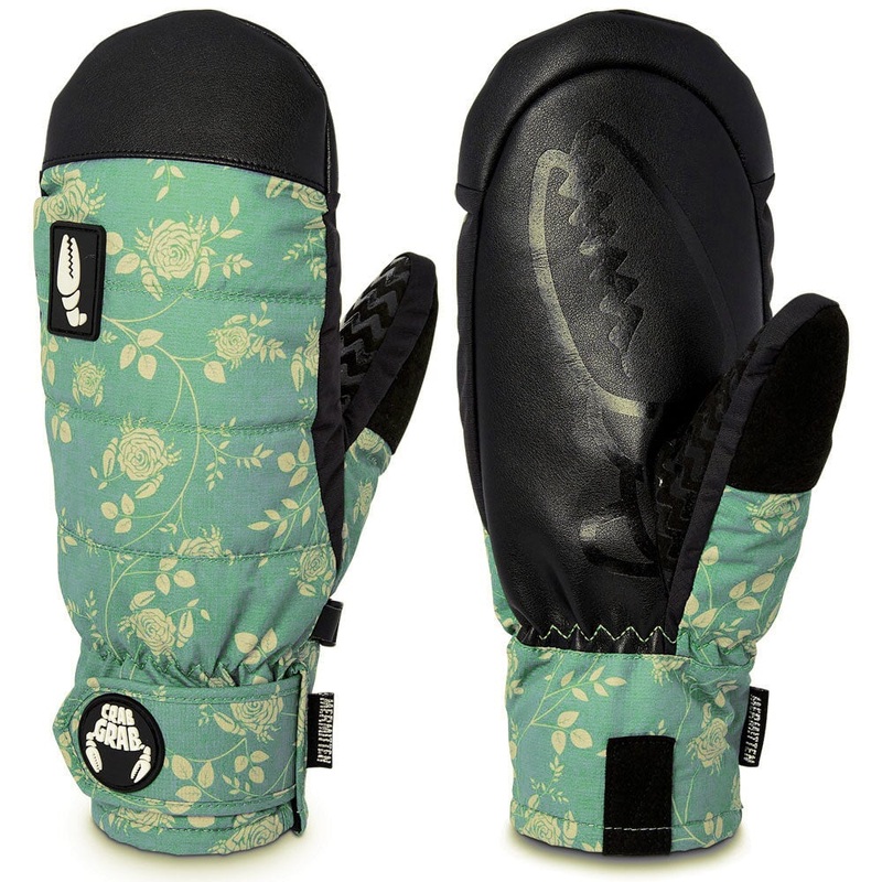 Crab Grab Womens Mermitten|Crab Rose 2.0|Storm|Large