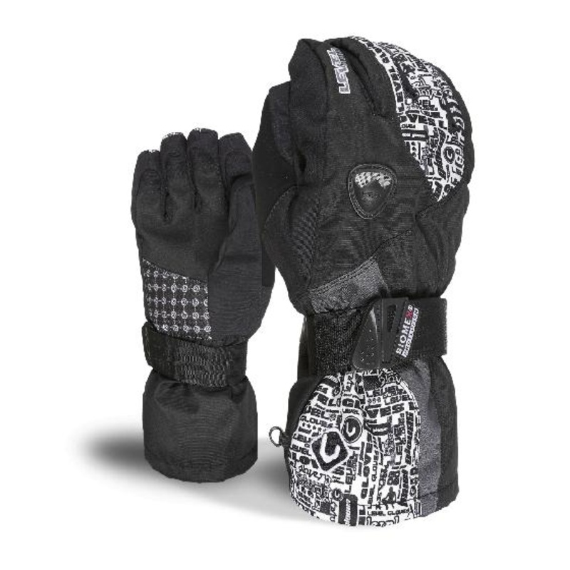 Level Juniors Fly Gloves|Black|5-Jr S|5.5-Jr M|6-Jr L|6.5-Jr XL|7-Jr XXL