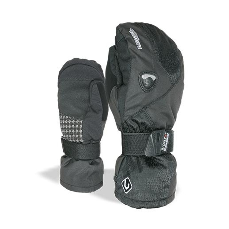 Level Juniors Fly Mitts|Black|5-Jr S|5.5-Jr M|6-Jr L|6.5-Jr XL|7-Jr XXL