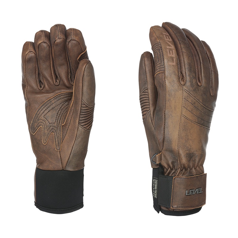 Level Mens Rexford Gloves|Black|Anthracite|Scottish Brown|7-S|7.5-SM|8-M|8.5-ML|9-L|9.5-XL|10-XXL|10.5-3XL