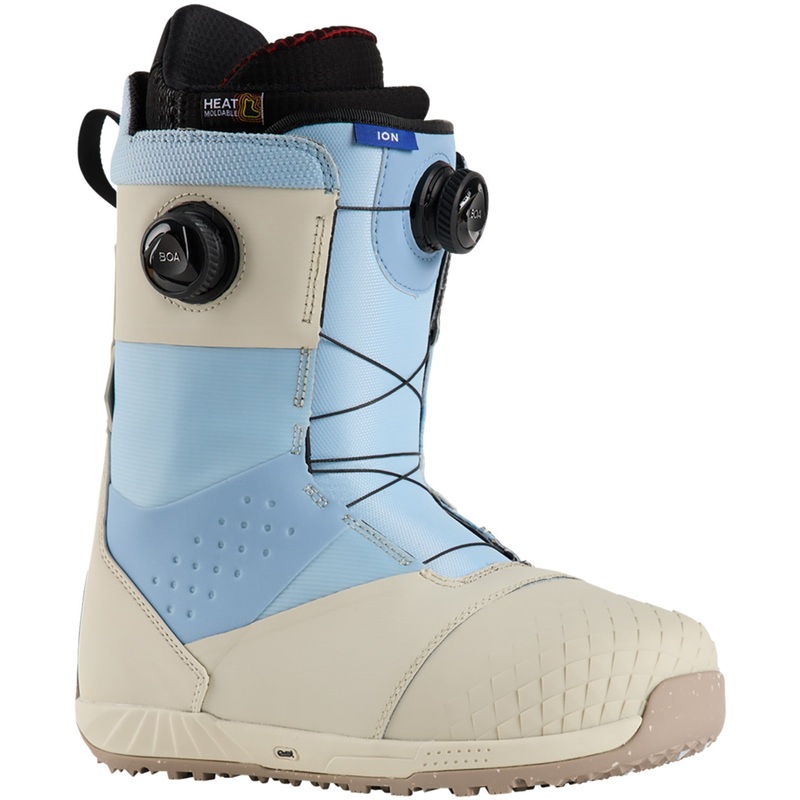Burton Mens Ion Boa Boot 2025|Black|White/Dusty Blue|US 7.0|US 7.5|US 8.0|US 8.5|US 9.0|US 9.5|US 10.0|US 10.5|US 11.0|US 11.5|US 12.0|US 13.0