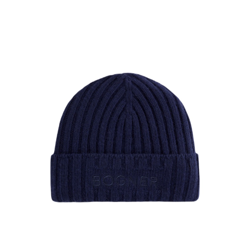 Bogner Mens Conrad1 Beanie|Black|Midnight Blue|Slate Green
