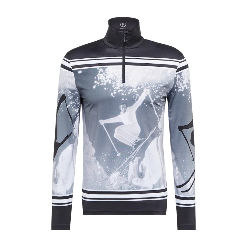 Bogner Mens Verti Skivvy|Blue Print Ski Jump|Grey Print Ski Jump|Grey/White Film|S|M|L|XL|XXL|3XL