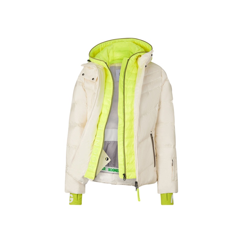 Bogner Womens Callie-D Jacket|Eggshell|Black|Neon Magenta|Off White|EU34|EU36|EU38|EU40|EU42|EU44