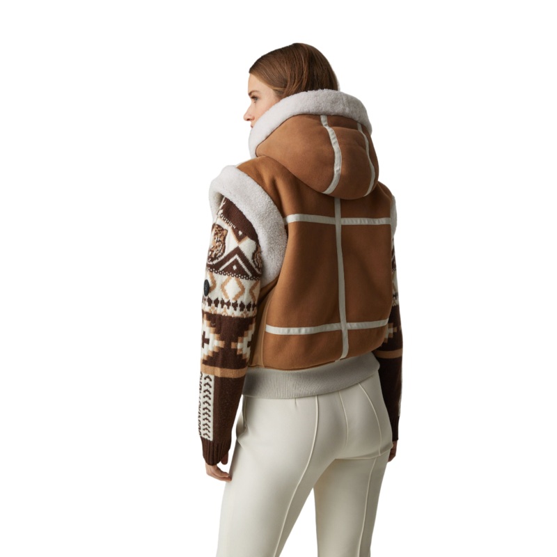 Bogner Womens Feli-L Vest|Light Caramel|EU36|EU38|EU40