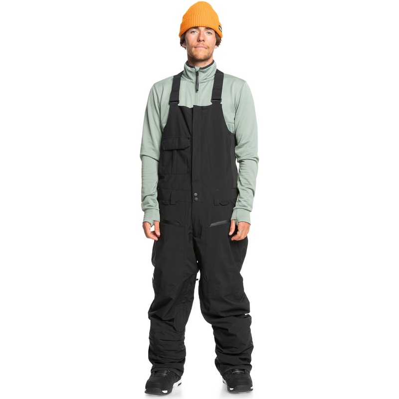 Quiksilver Utility Bib 2025|True Black|Sea Spray|Small|Medium|Large|X-Large