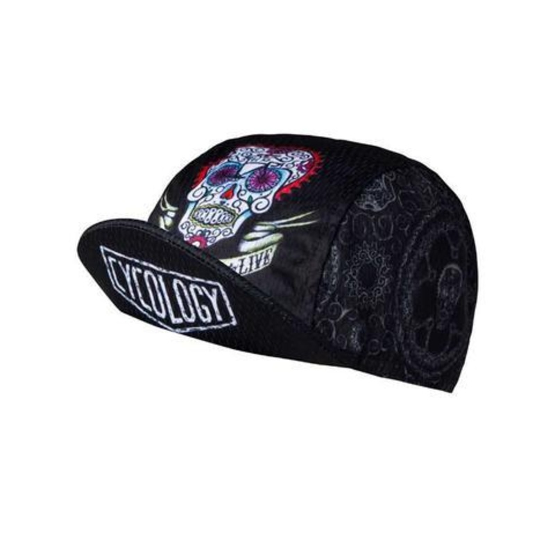 Cycology Cycling Cap|8 Days Blue|Boho White|Day of the Living Black|Frida Aqua|Frida Black|Majolica Blue|Ride Forever Black|See Me Pink|Train Hard Get Lucky Black|Velo Tattoo Black|Wisdom Black