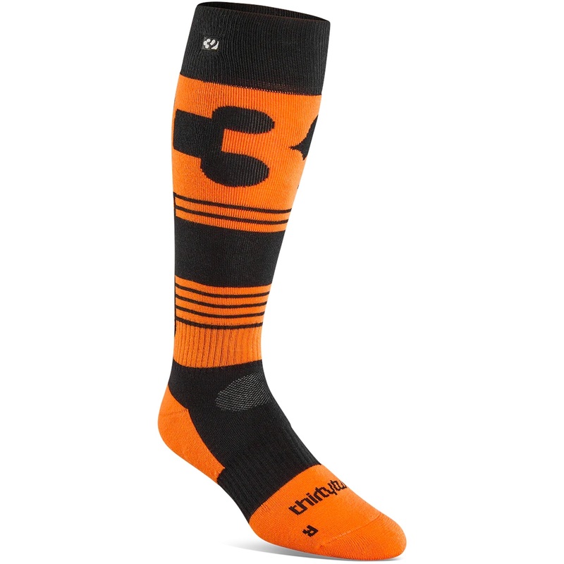 ThirtyTwo Double Sock 2024|Orange|White/Yellow|S/M|L/XL