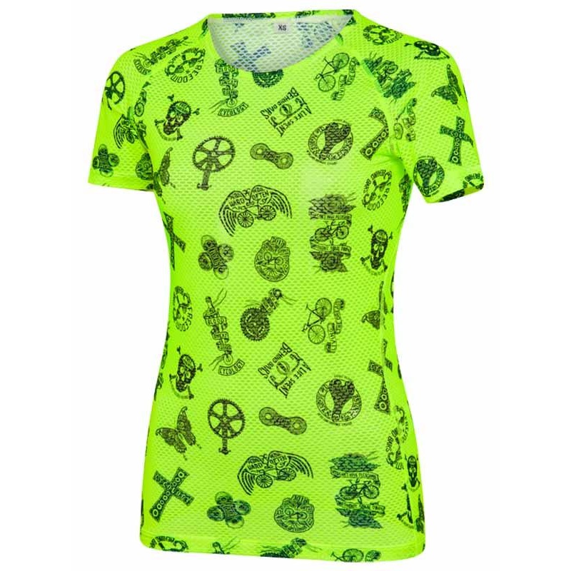 Cycology Womens Base Layer|Velosophy Lime|M