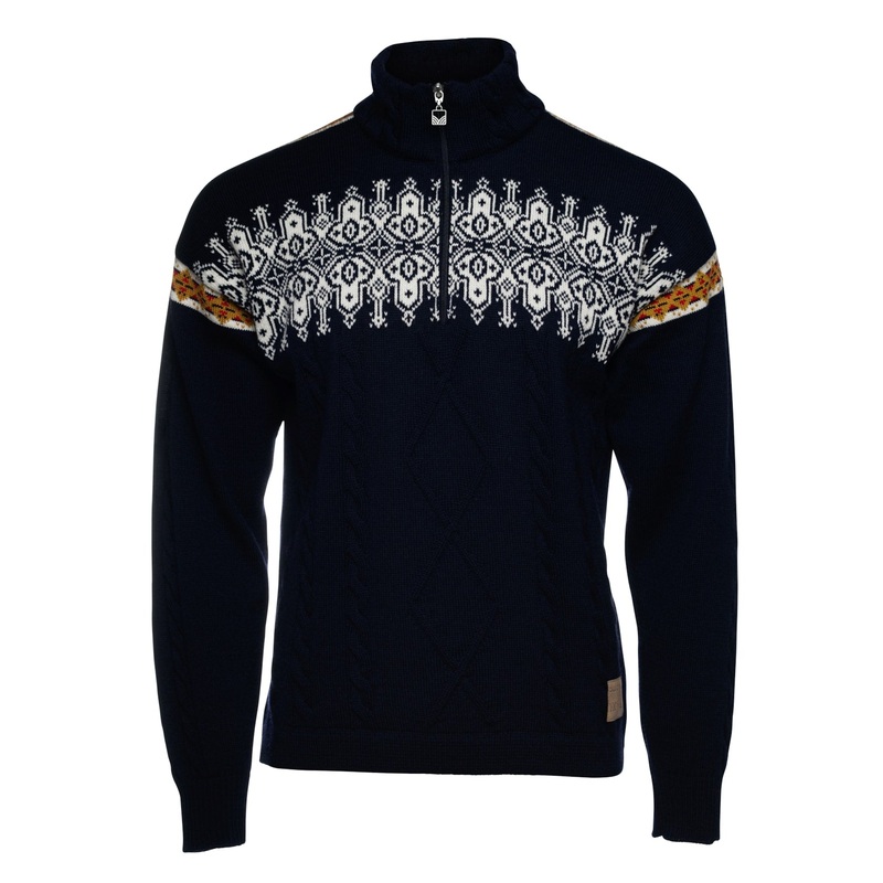 Dale Mens Aspoy Sweater|Navy/Off White/Mustard|Off White/Navy/Raspberry|S|M|L|XL