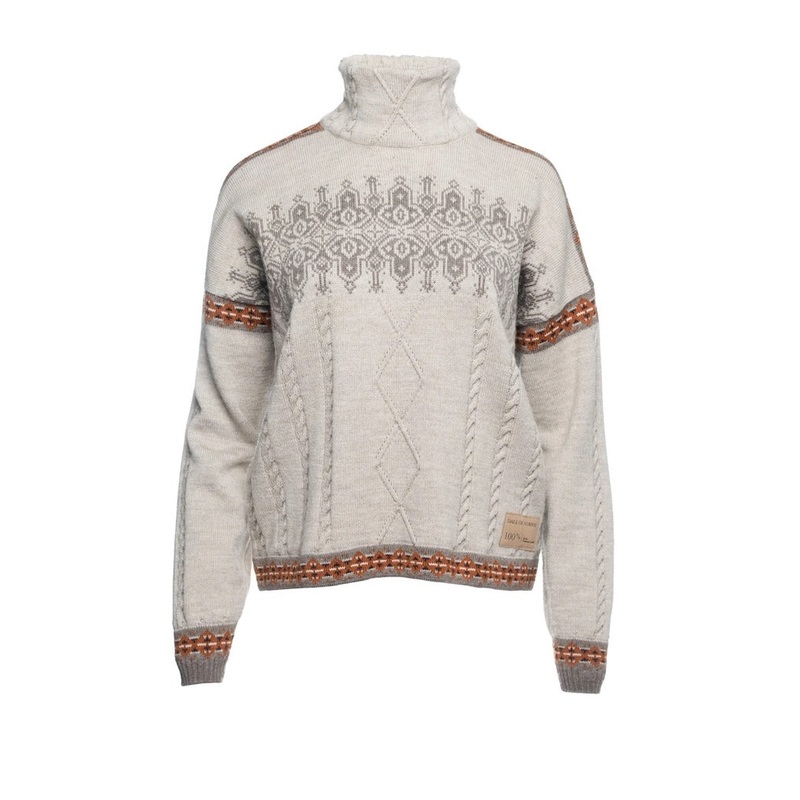 Dale Womens Aspoy Sweater|Off White/Raspberry/Navy|Sand/Copper/Mountain Stone|S|M|L|XL