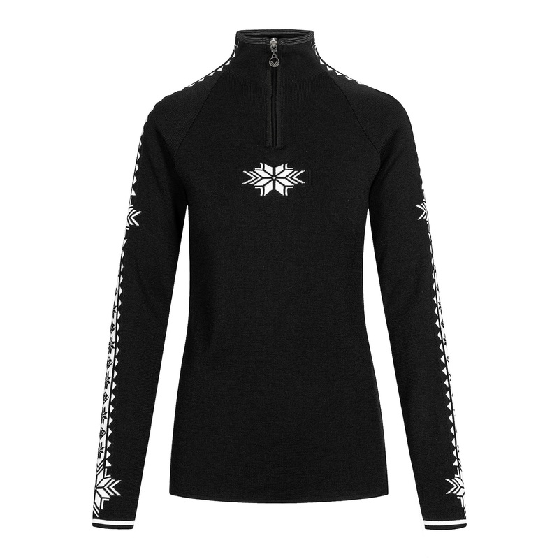 Dale Womens Geilo Sweater|Black/Off White|Navy/Off White/Raspberry|Off White/Black (X)|Steel/Off White|S|M|L|XL