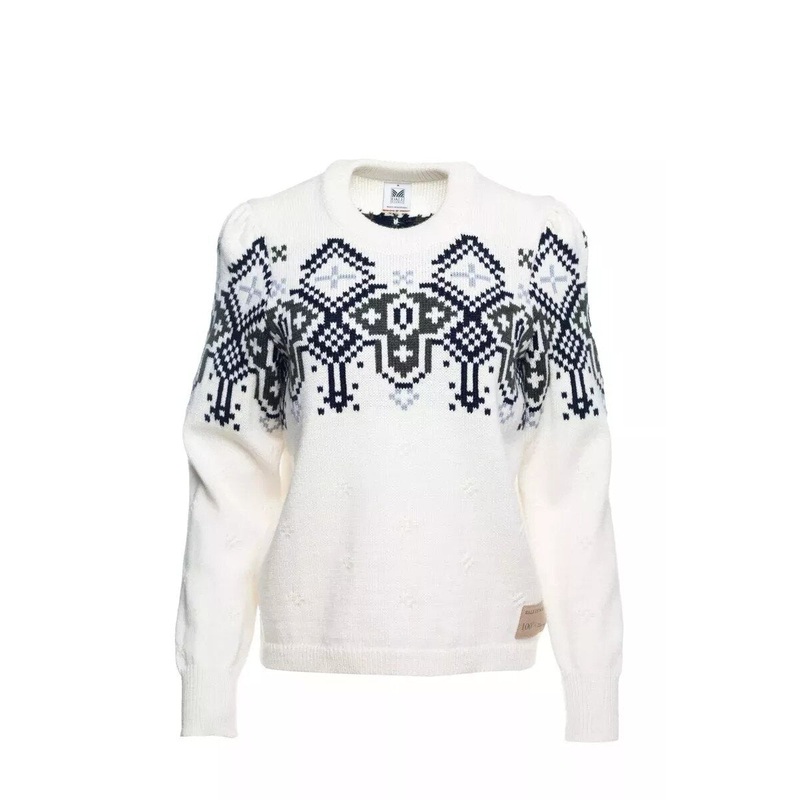 Dale Womens Svanoy Sweater|Off White/Metal/Dark Green|S|M|L|XL