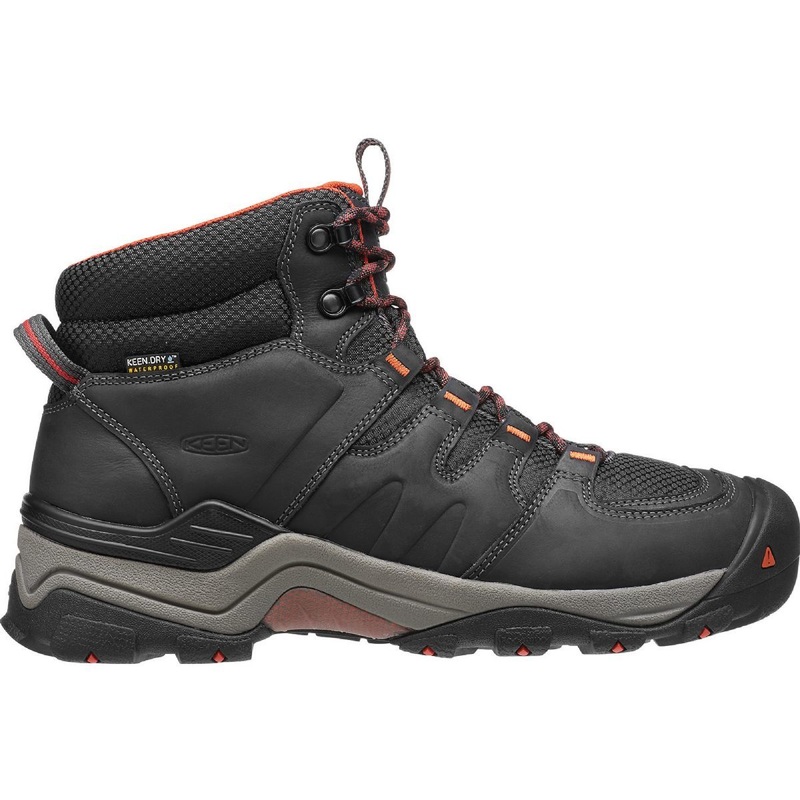 Keen Mens Gypsum II Mid WP|India Ink Burnt Ochre|US 8|US 9|US 9.5