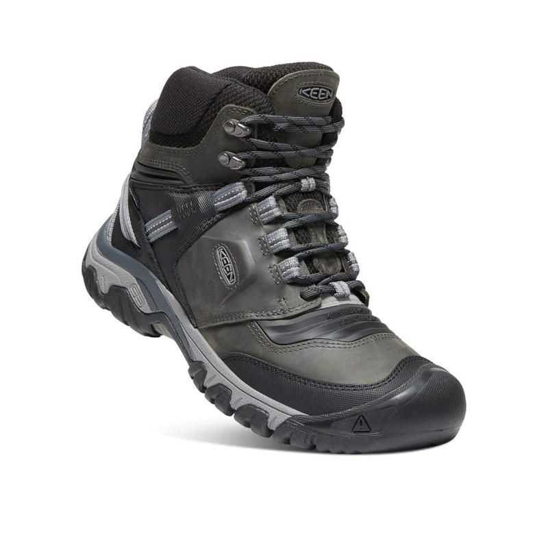 Keen Mens Ridge Flex Mid WP|Magnet Black|US 8|US 8.5|US 9|US 9.5|US 10|US 10.5|US 11|US 11.5|US 12|US 13