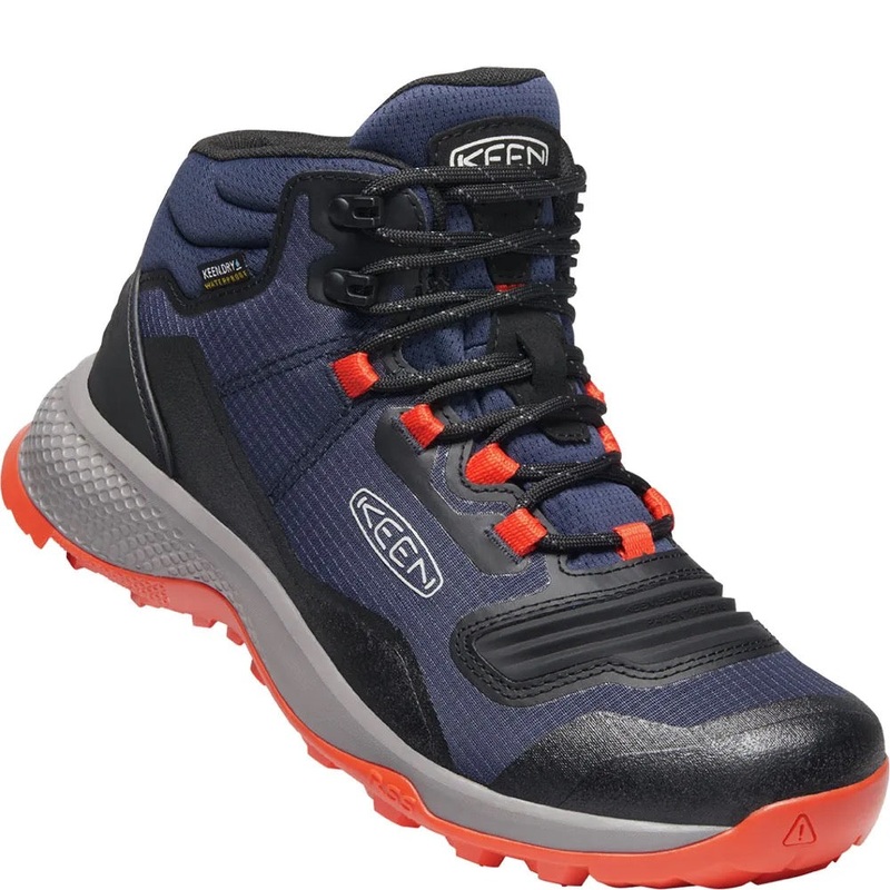 Keen Mens Tempo Flex Mid WP|Black Iris Orange|US 8.5|US 9|US 9.5|US 10|US 10.5|US 11|US 11.5|US 12|US 13