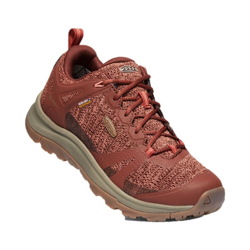 Keen Womens Terradora II WP|Cherry Mahogany Coral|US 6|US 6.5|US 7|US 7.5|US 8|US 8.5|US 9|US 10|US 11