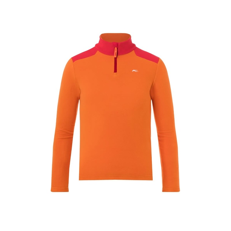 Kjus Boys Charger Half-Zip|Kjus Orange/Scarlet|M/140