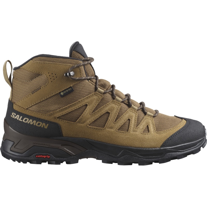 Salomon Mens X Ward Leather Mid GTX